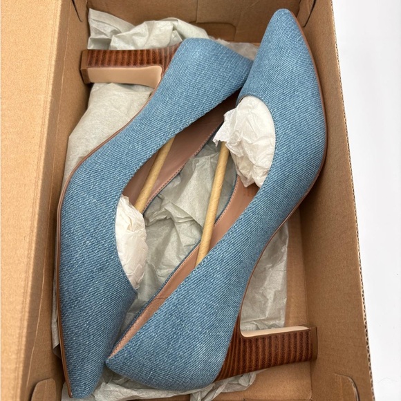 NWT Cole Haan Women’s Mylah Pump 75mm Light Denim (size 7.5B) - Picture 8 of 10